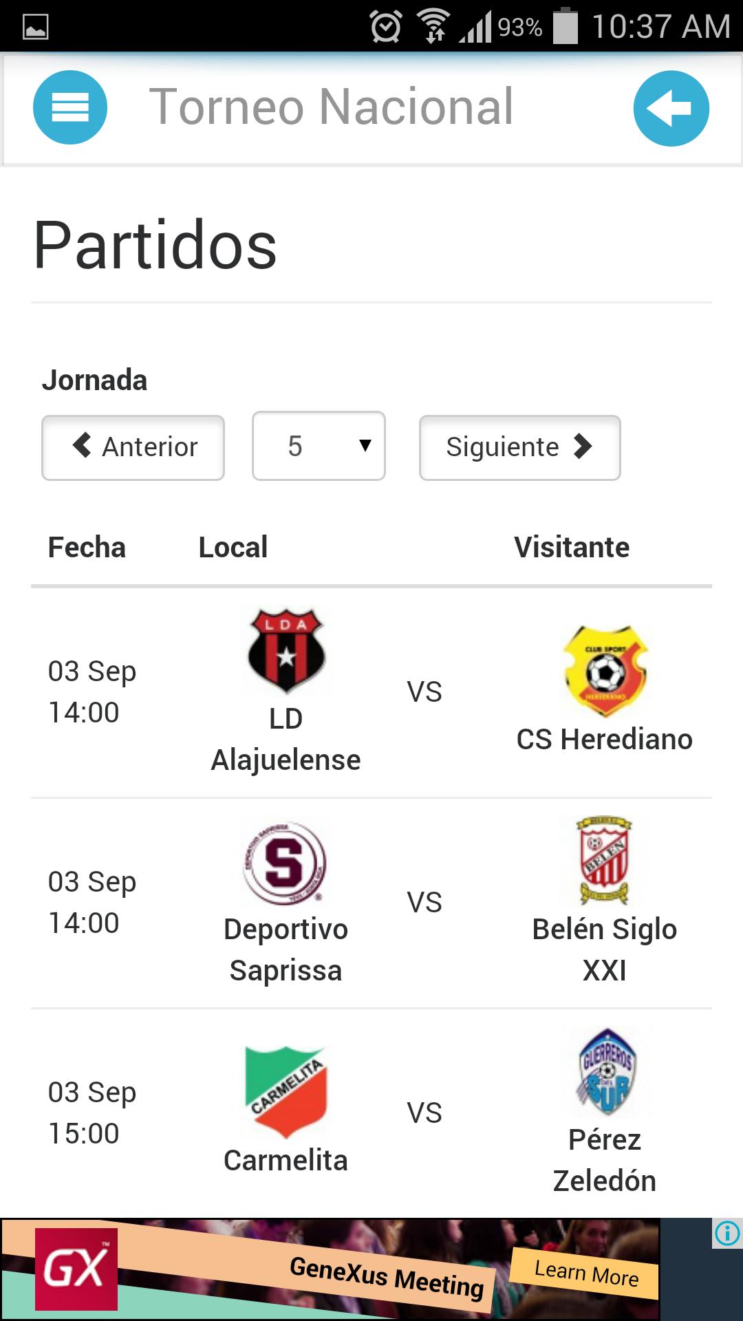 Costa Rica National Tournament