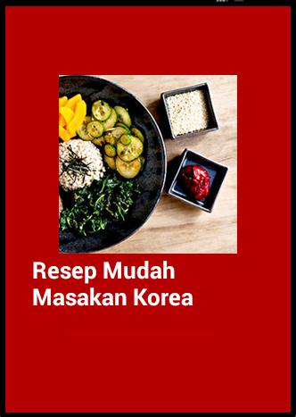 Resep Mudah Masakan Korea