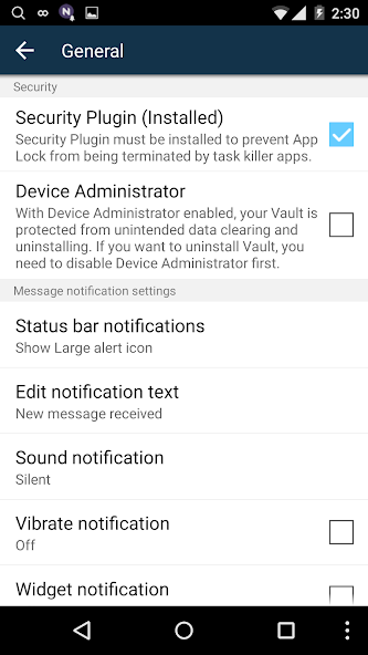Security Plugin for Vault