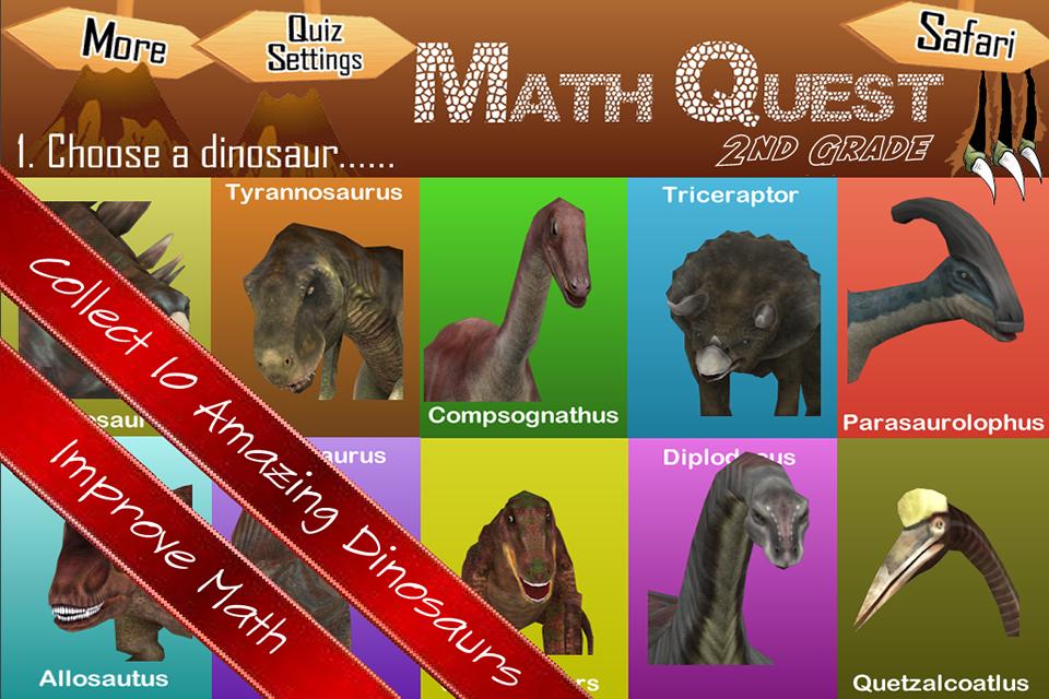 Math Quest Quiz Second Grade 2