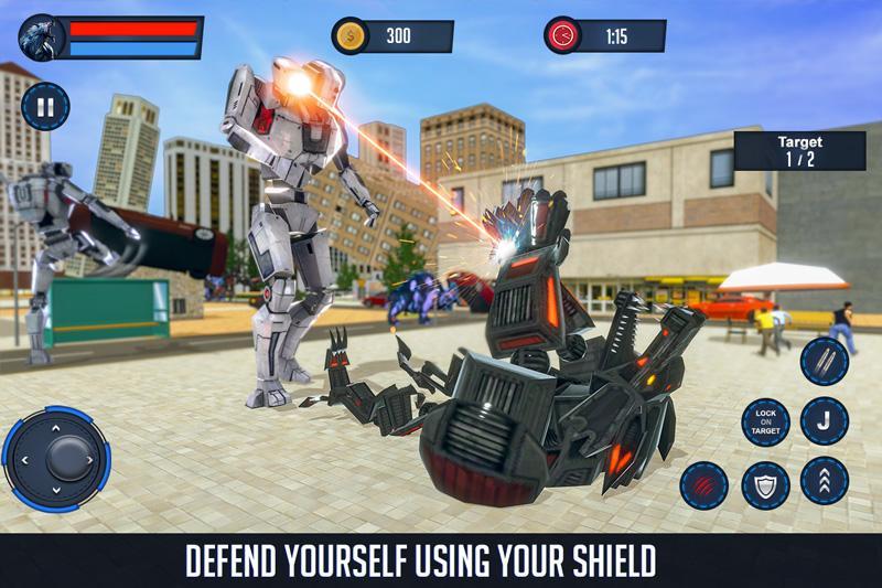 Robot Wolf Hero: City Rampage