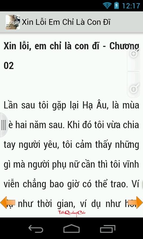 Xin loi em chi la con di