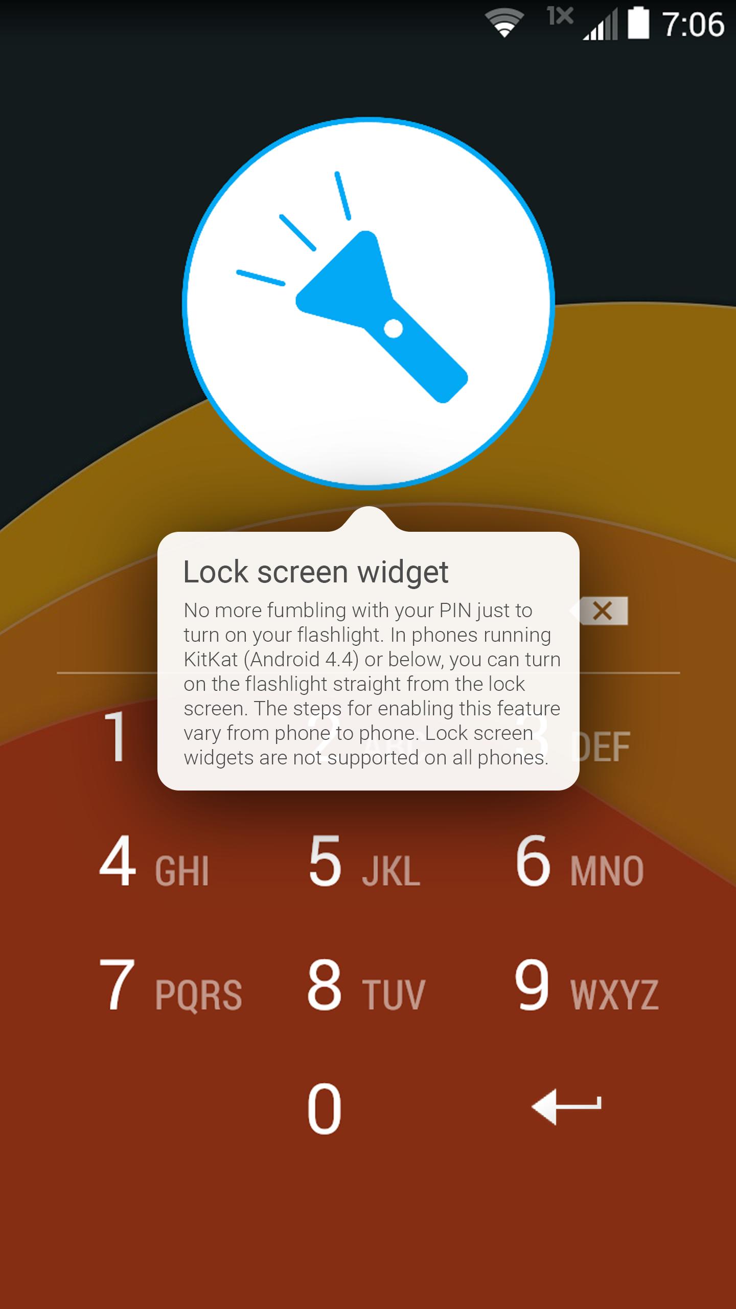 White Light Flashlight