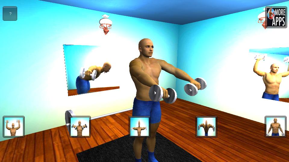 Shoulder 3D Workout Exercise