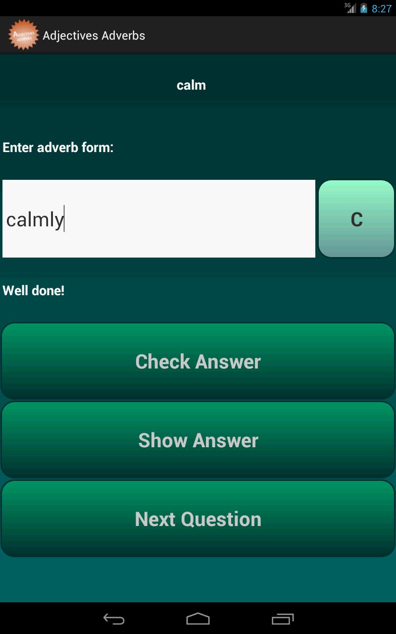 Adjectives and Adverbs