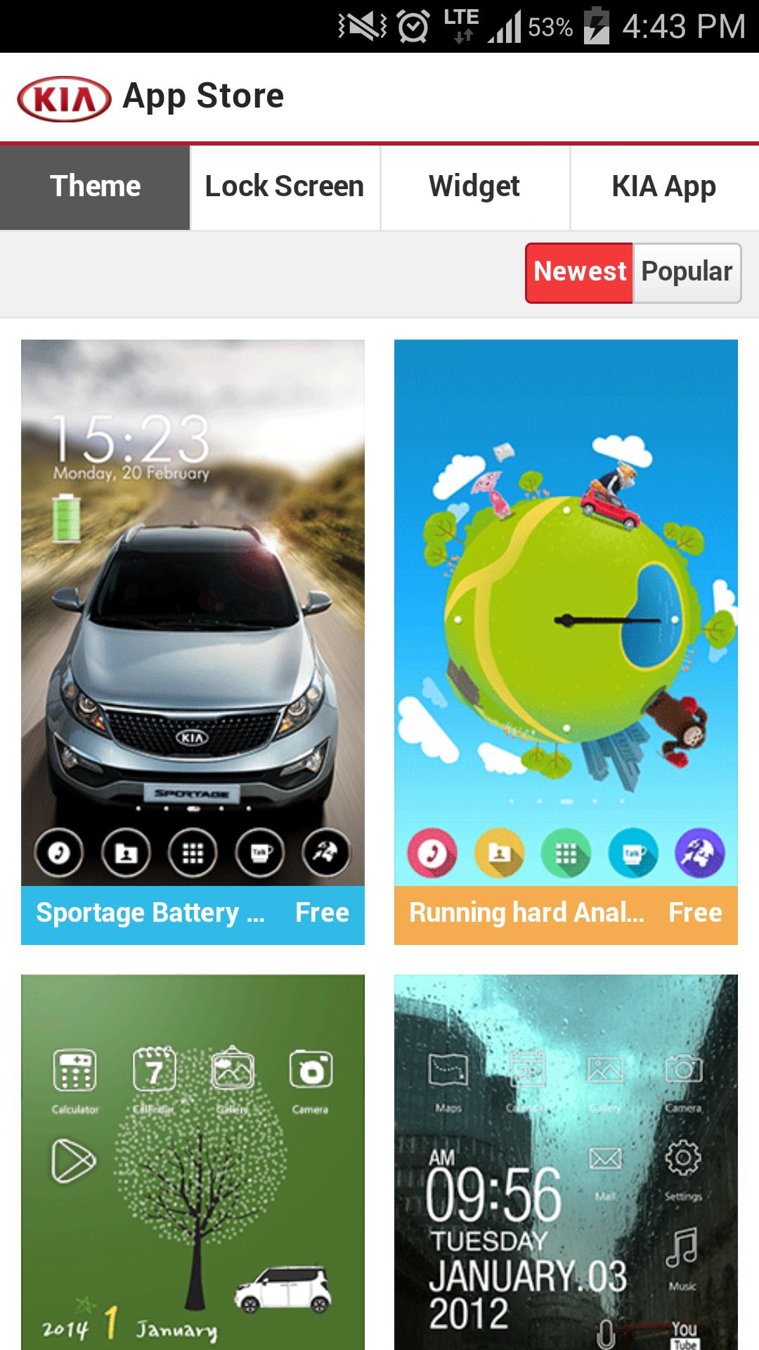 Kia App Store