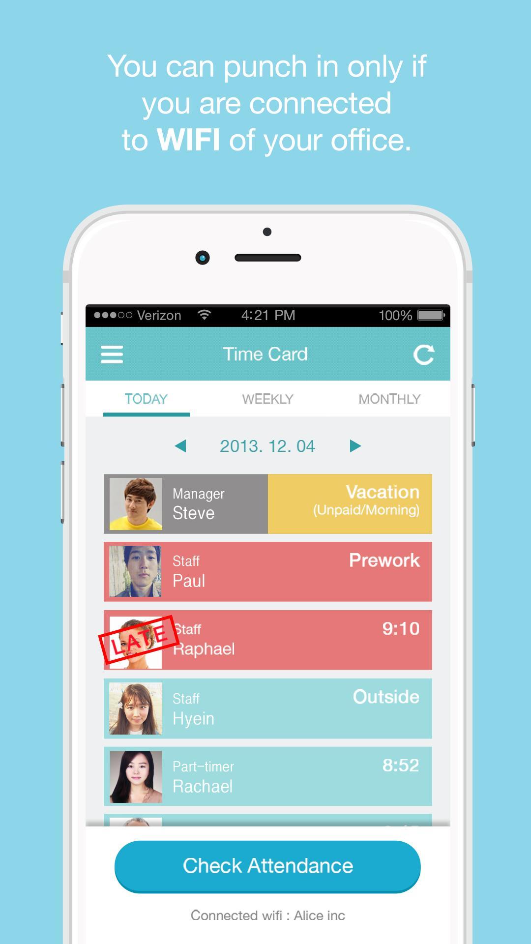 Employee Attendance Tracker