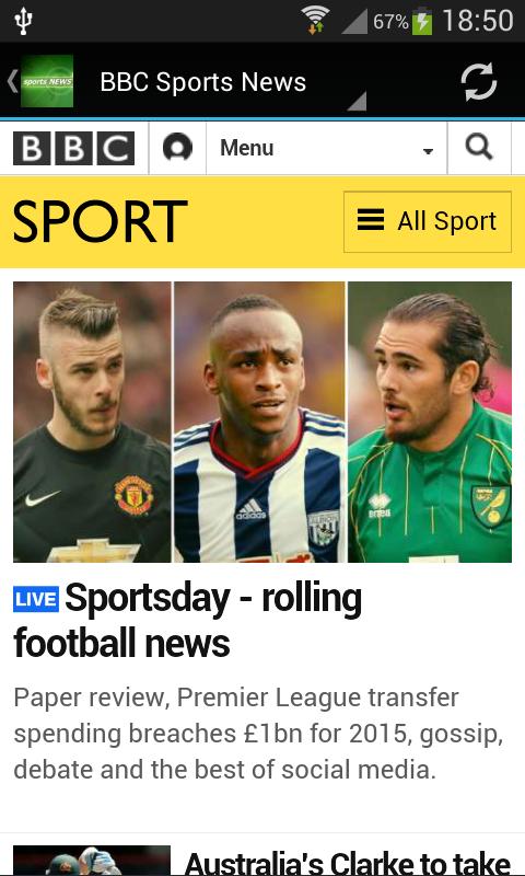 Sports News Apps for Android