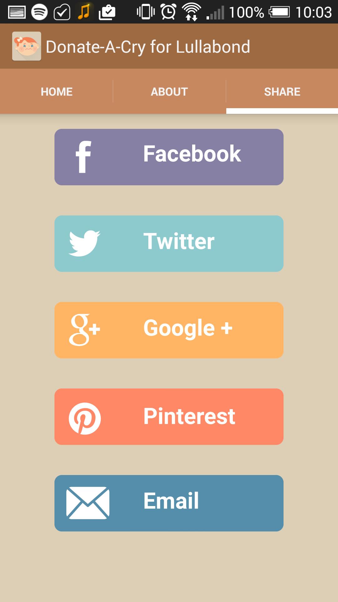 Donate-a-cry for Lullabond