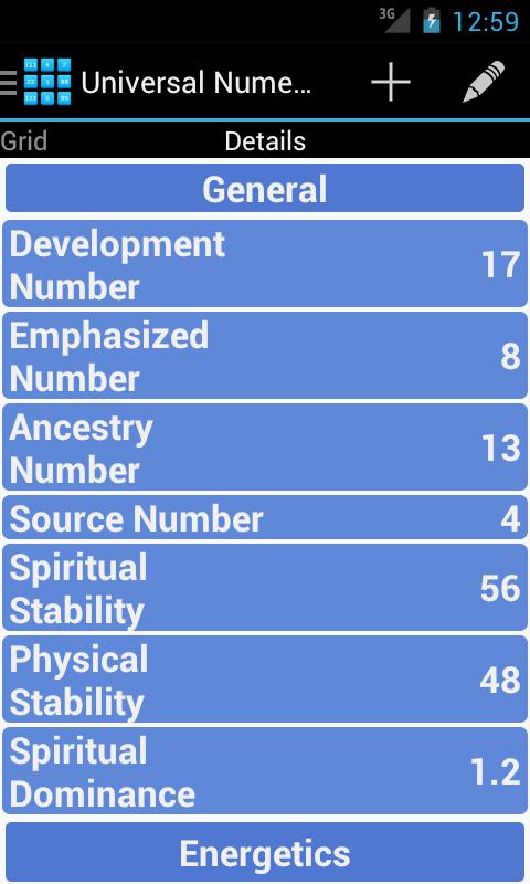 Universal Numerology