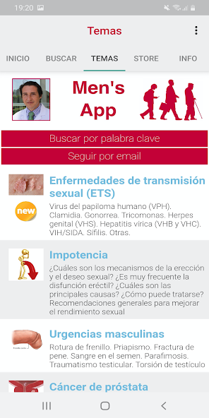 Men's App - Salud del hombre