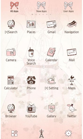 Spring Wallpaper-Floral Lady-