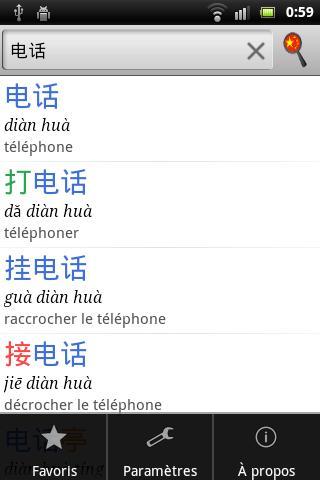 Chinese French Dictionary