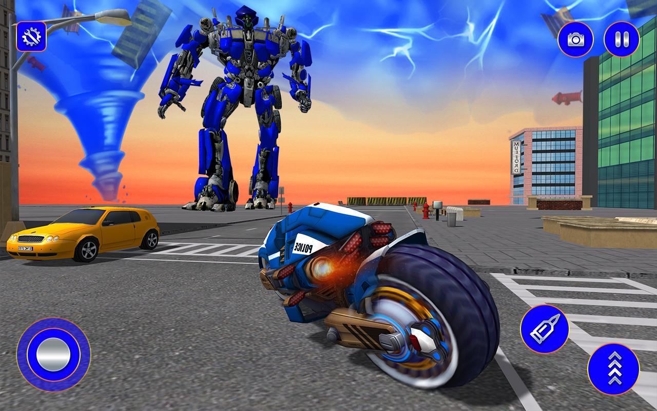 Police Tornado Robot