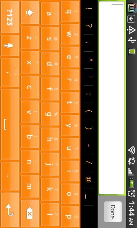 OrangeGlass KeyboardSkin