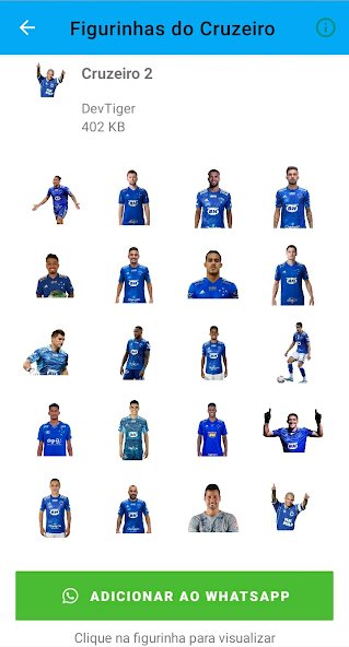 Figurinhas do Cruzeiro