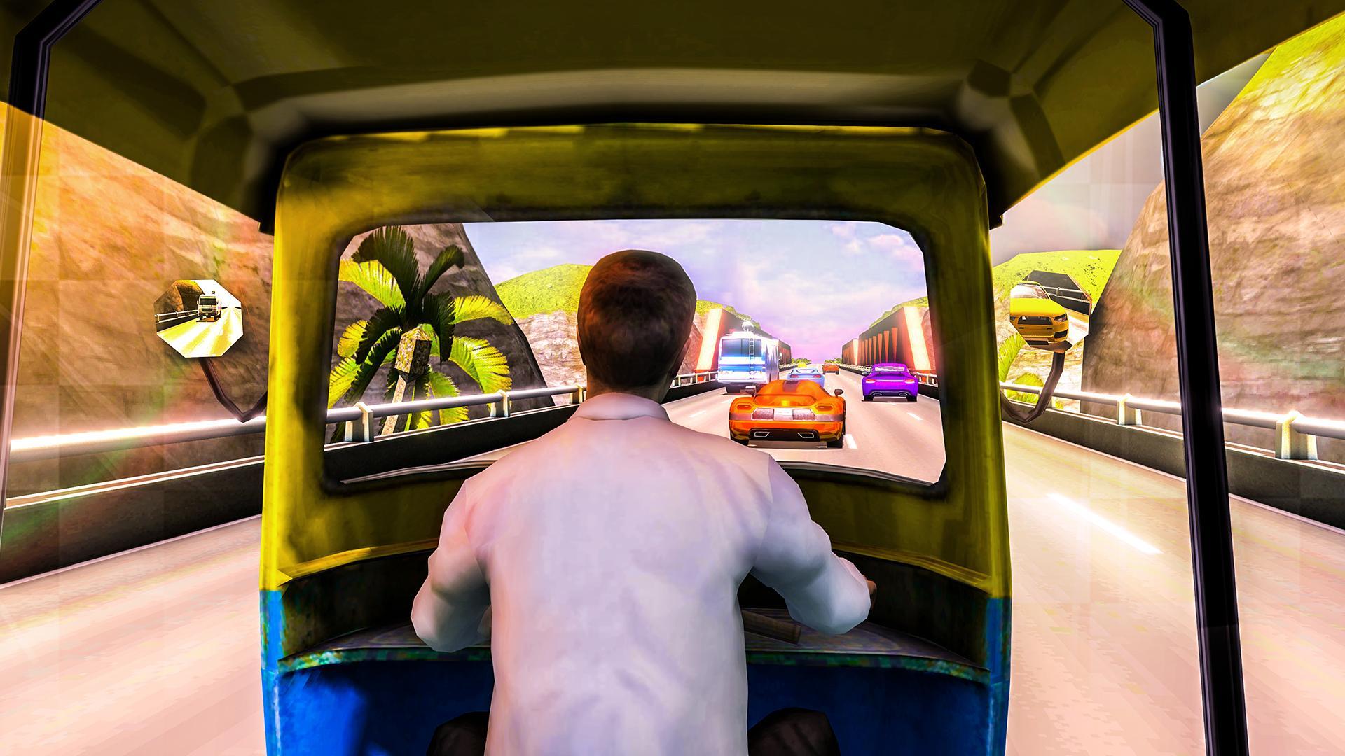 Highway Tuk Tuk Rickshaw Drive