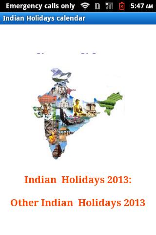 Indian holidays and festivals