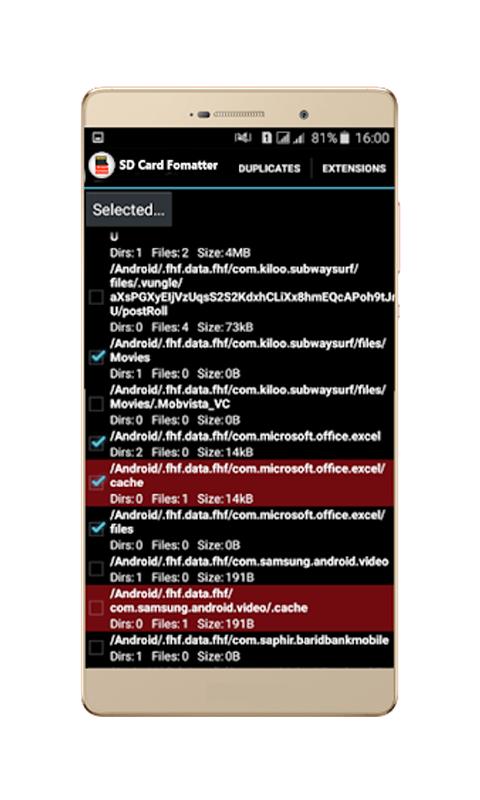 Sd Card Formatter - format sd card Data