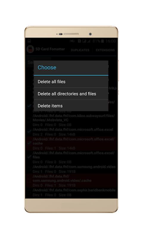 Sd Card Formatter - format sd card Data