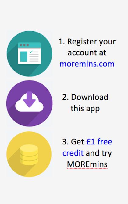 MOREmins | for United Kingdom