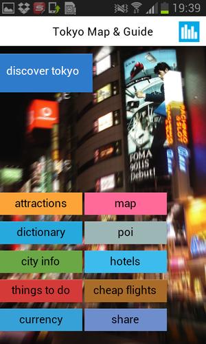 Tokyo Offline Map Guide Hotels