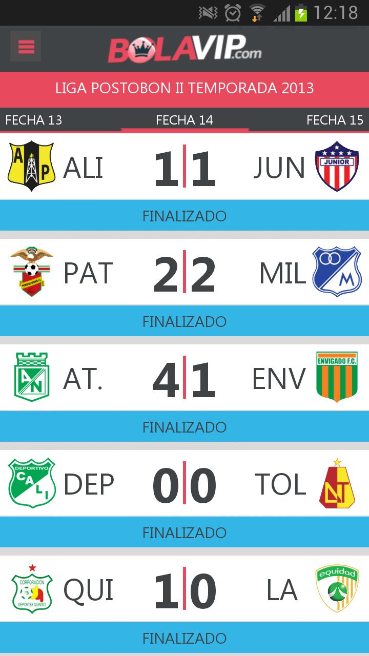 BolaVip Futbol Colombiano