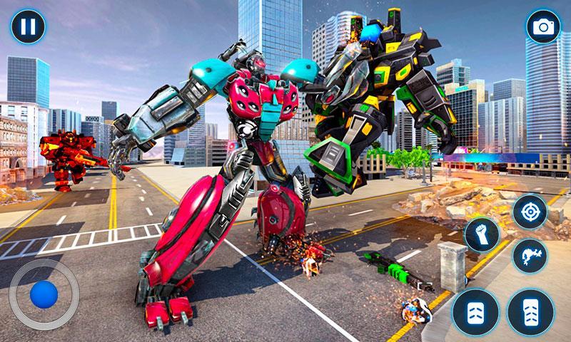 Angry Elephant Robot City Rampage