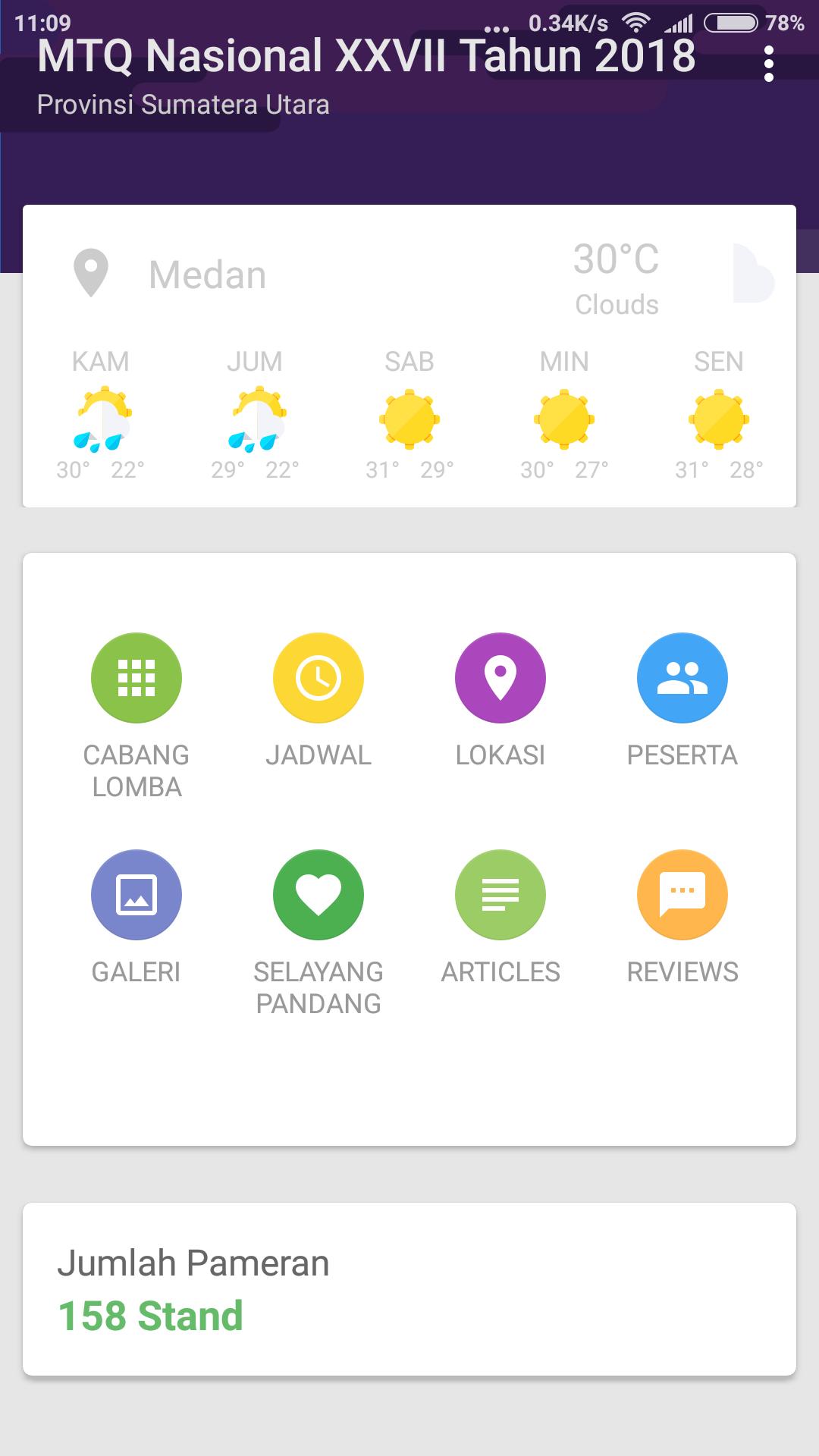 27th MTQ Nasional 2018 Official App