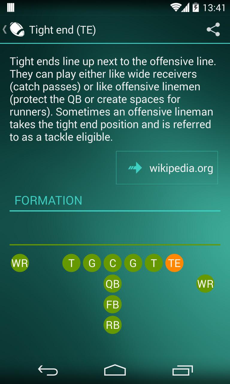 Football Glossary (NFL)