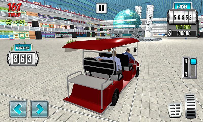 Shopping Mall Taxi Car Games