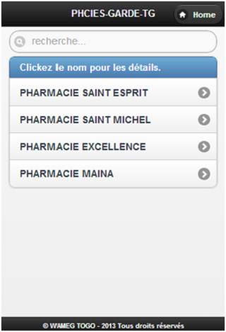 Pharmacie de garde du Togo