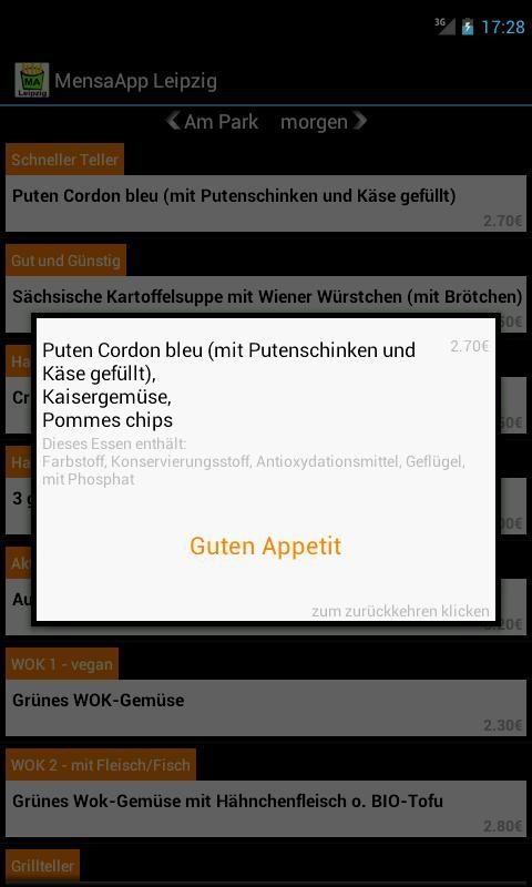 MensaApp Leipzig