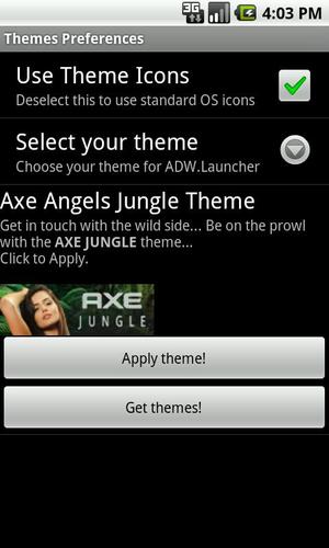 Axe Angel Jungle Theme