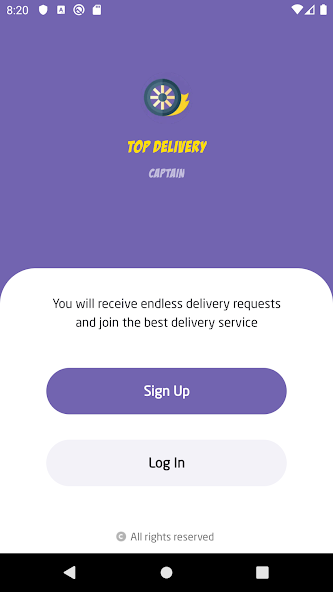Topp Delivery Captain