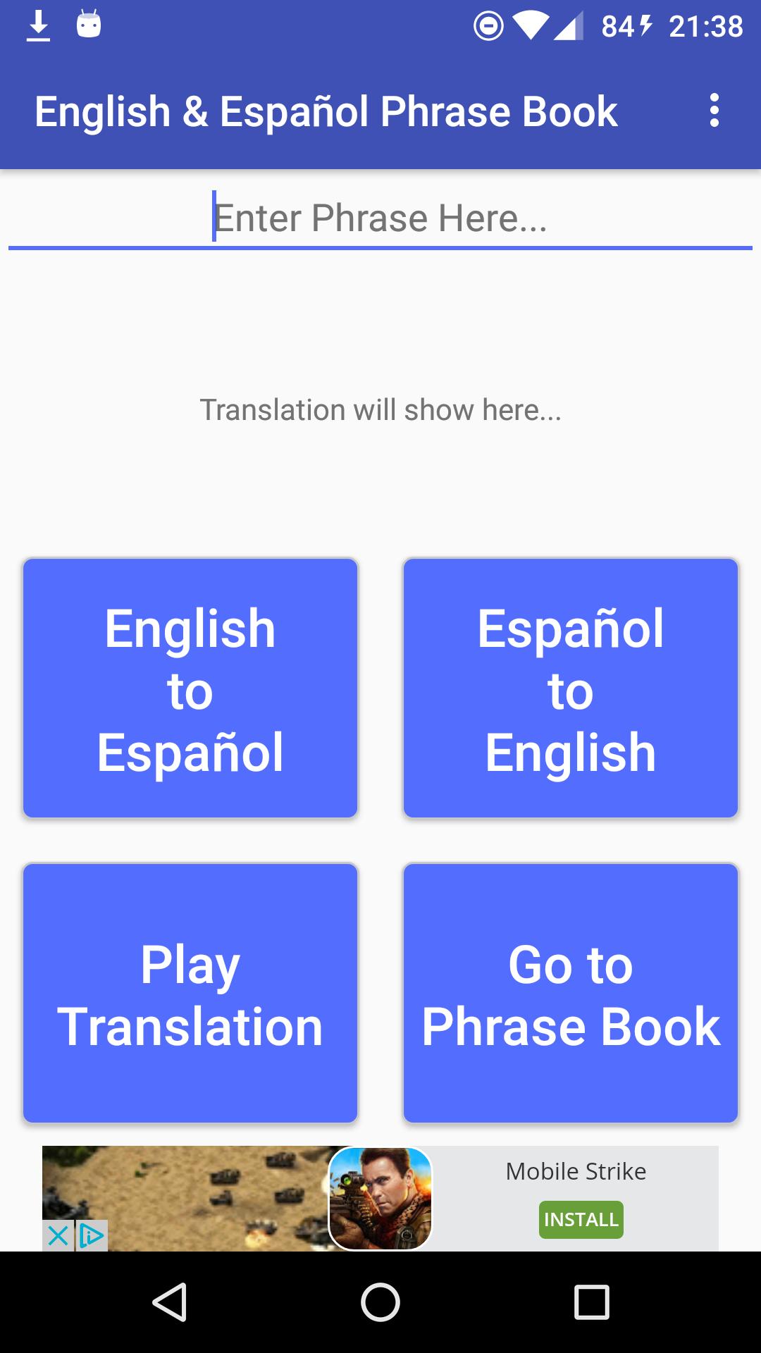 English & Spanish Translator