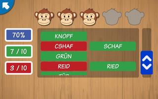 Kids learn German Words - practise to read, write