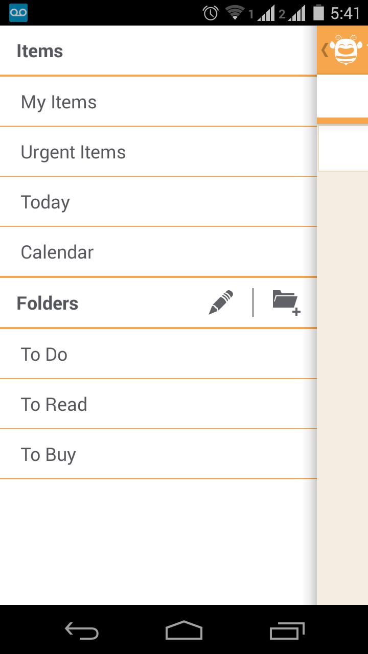 FlexiBee To Do & To Buy lists