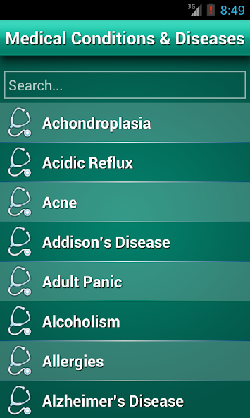 Diseases Dictionary Medical
