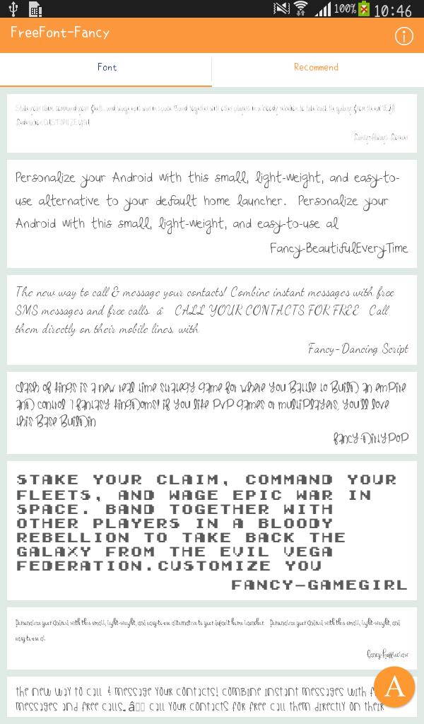 FreeFont - Fancy
