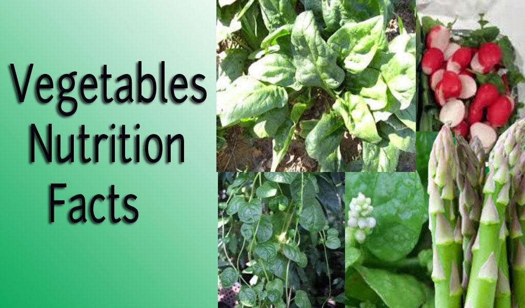 Vegetables Nutrition Facts