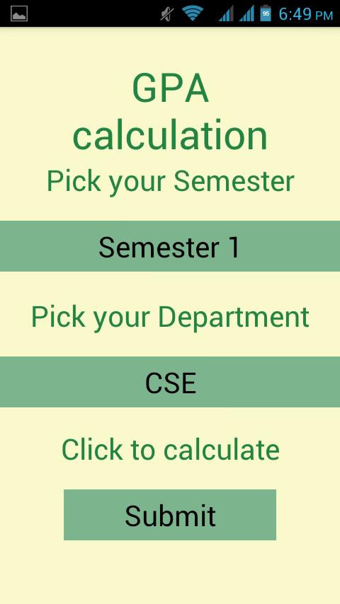 Anna Univ GPA Calculator