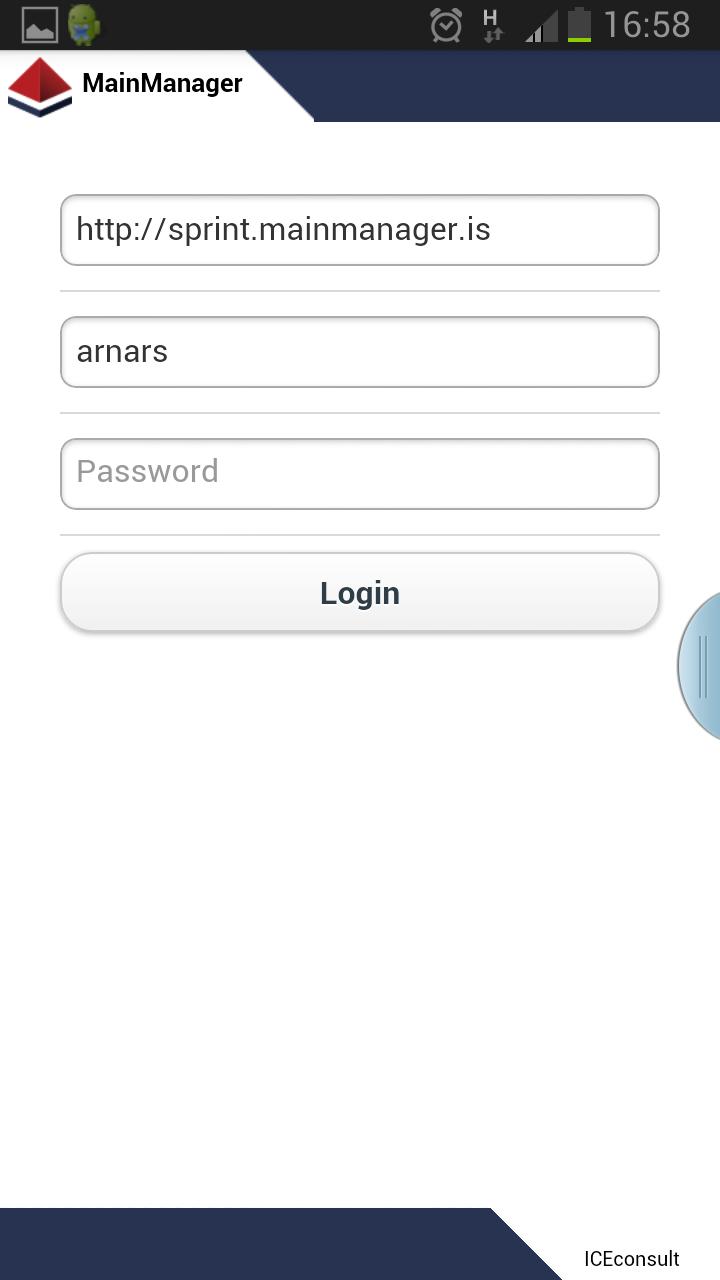 MainManager on your smartphone