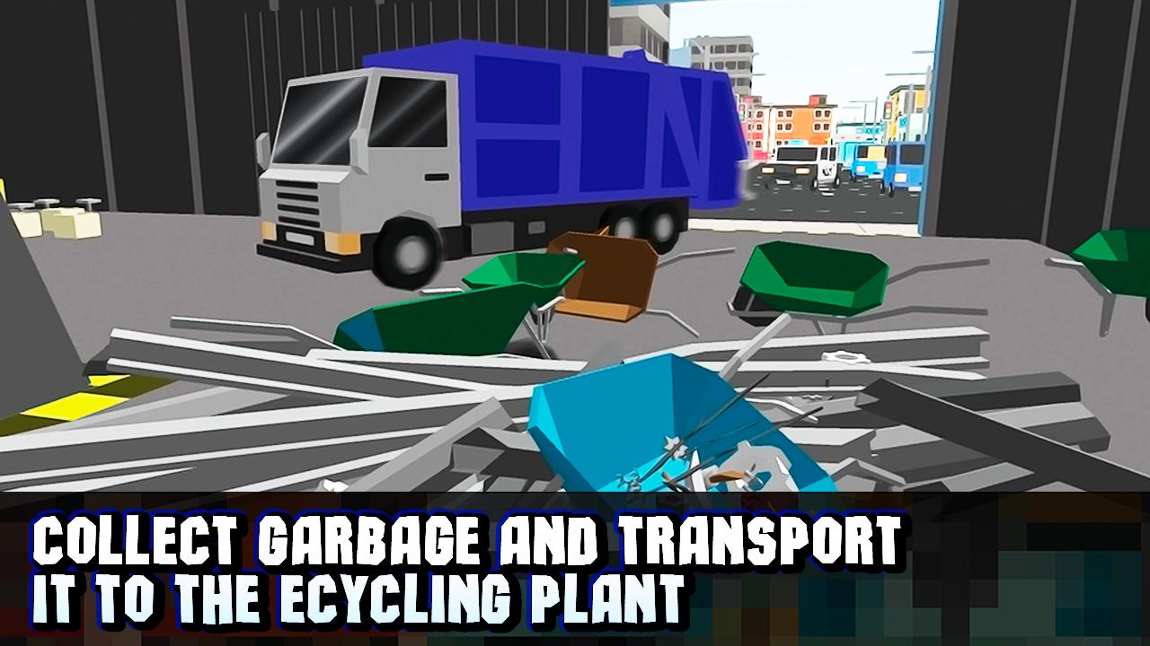 Cube Garbage Truck Simulator