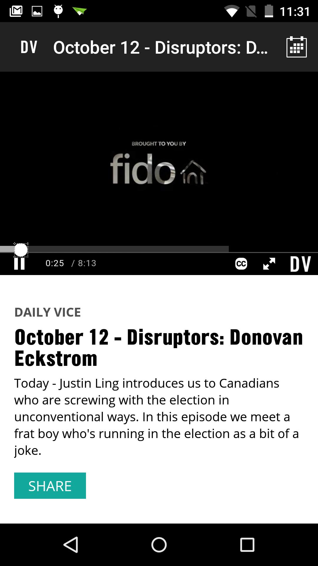 Daily VICE: Fido Edition