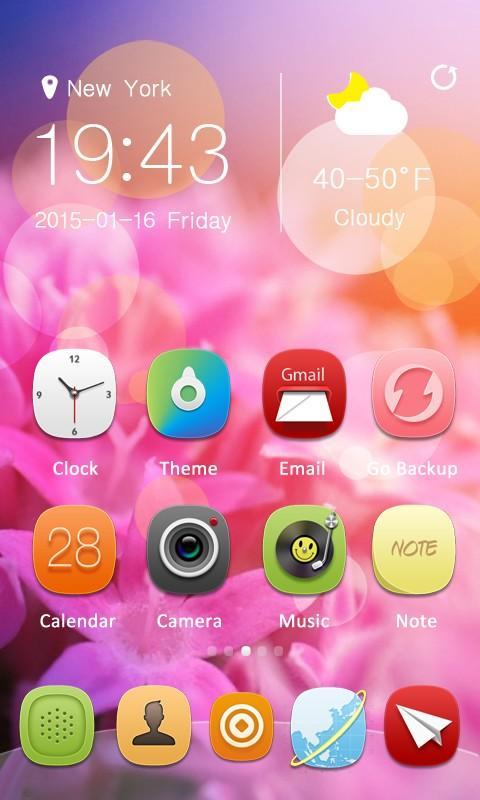Grow GO Launcher Theme