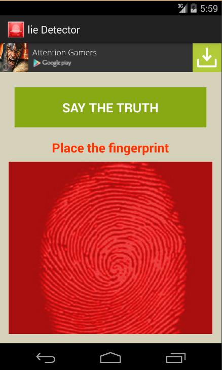 The truth machine, Sensor Game