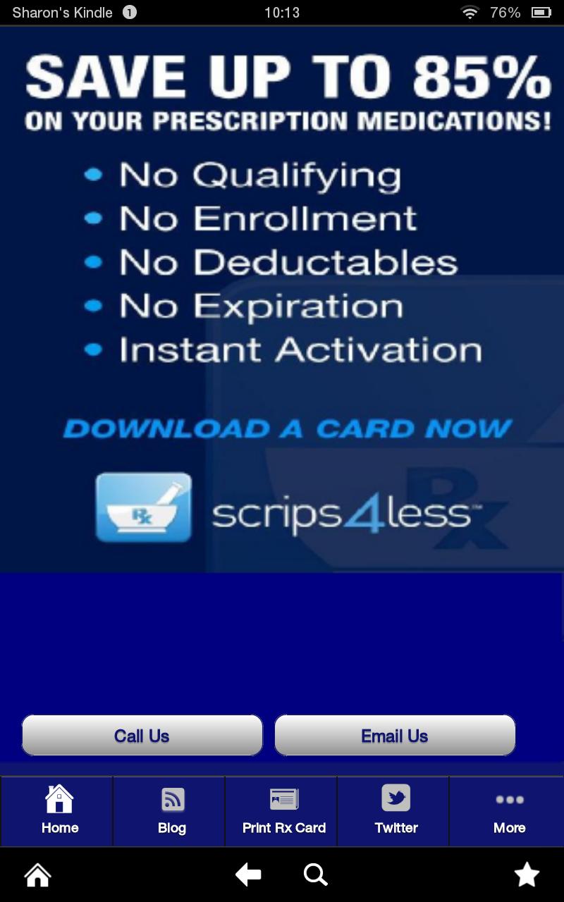 Scrips4Less Rx Savings Card
