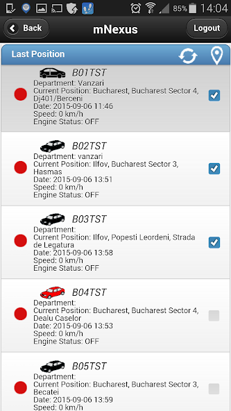 Nexus GPS Tracking Mobile