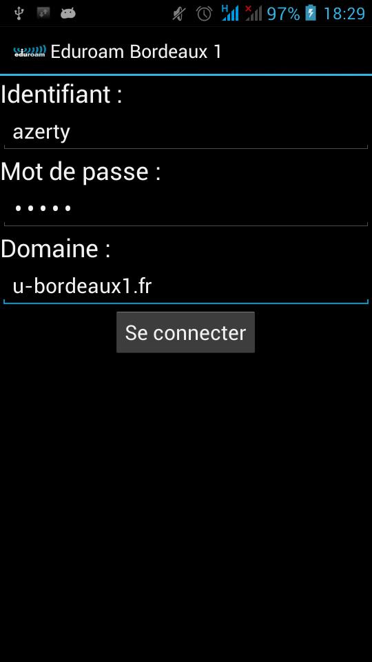Eduroam Configuration